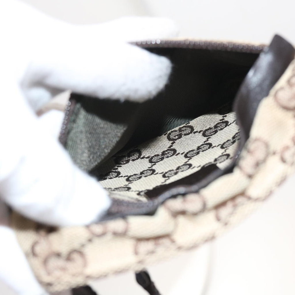 GUCCI GG Canvas Waist bag Beige 28566 55333