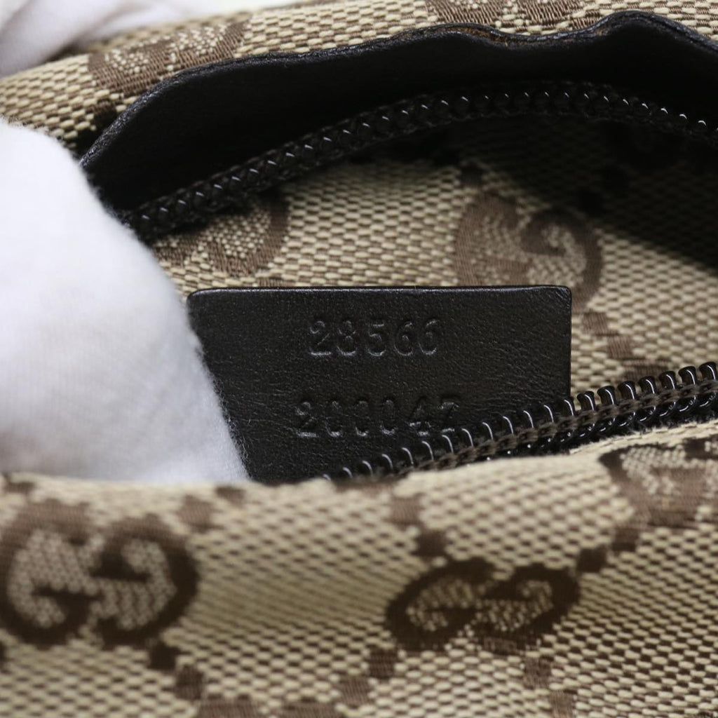 GUCCI GG Canvas Waist bag Beige 28566 55333