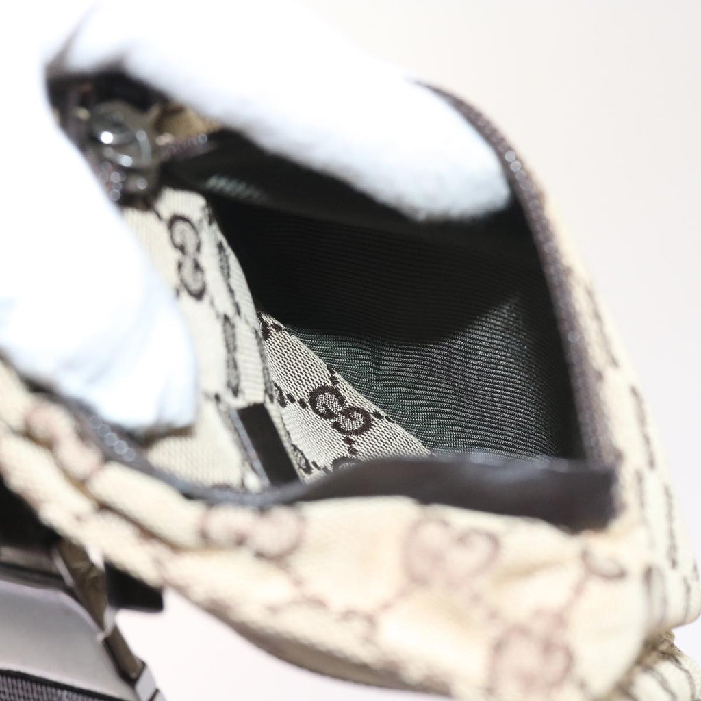 GUCCI GG Canvas Waist bag Beige 28566 55333