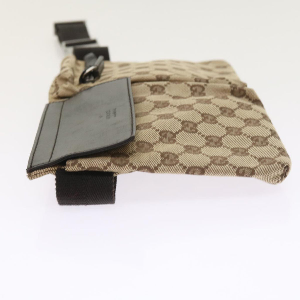 GUCCI GG Canvas Waist bag Beige 28566 55333