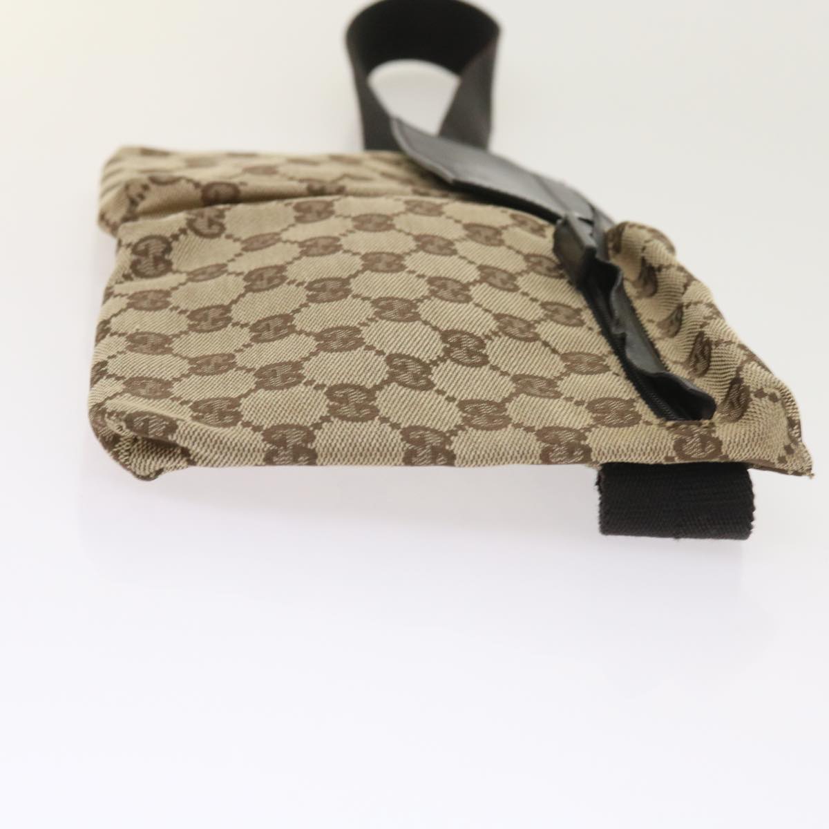 GUCCI GG Canvas Waist bag Beige 28566 55333