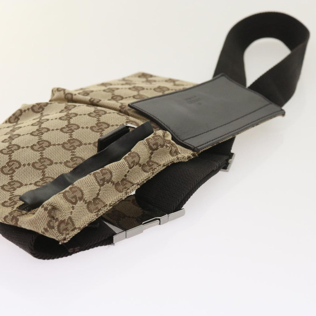 GUCCI GG Canvas Waist bag Beige 28566 55333