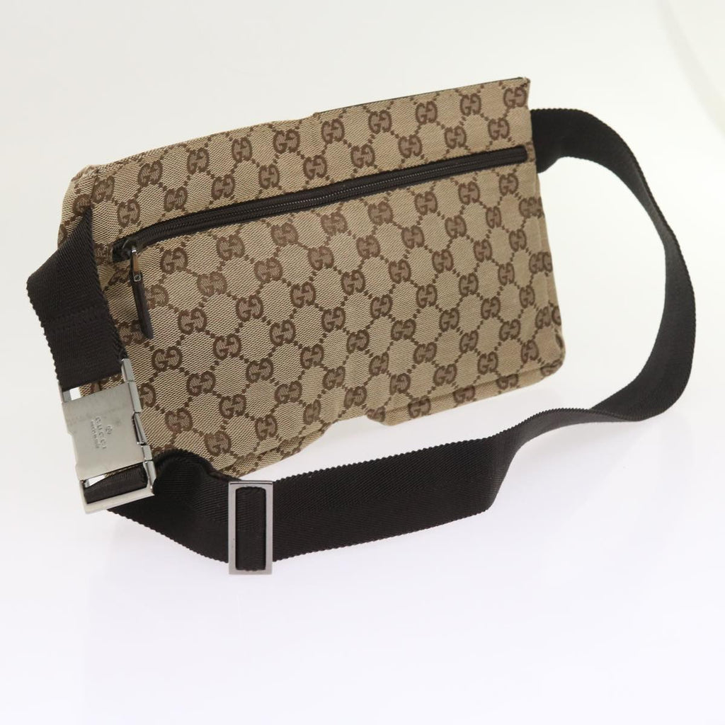GUCCI GG Canvas Waist bag Beige 28566 55333