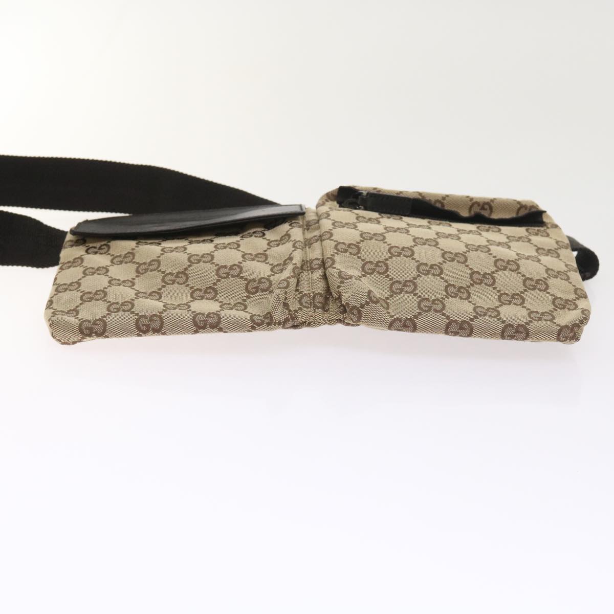 GUCCI GG Canvas Waist bag Beige 28566 55333