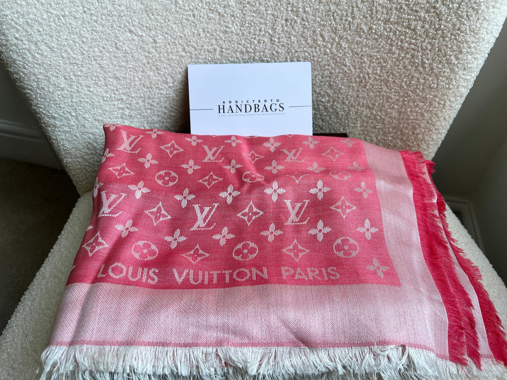 Louis Vuitton Pink Monogram Shawl (RRP £450)
