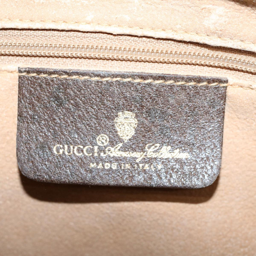 GUCCI GG Supreme Web Sherry Line Hand Bag Beige Red Green 40 02 007 55408
