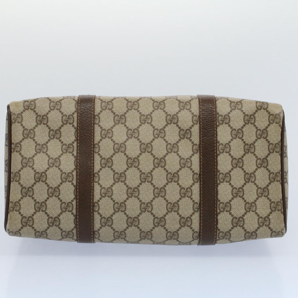 GUCCI GG Supreme Web Sherry Line Hand Bag Beige Red Green 40 02 007 55408