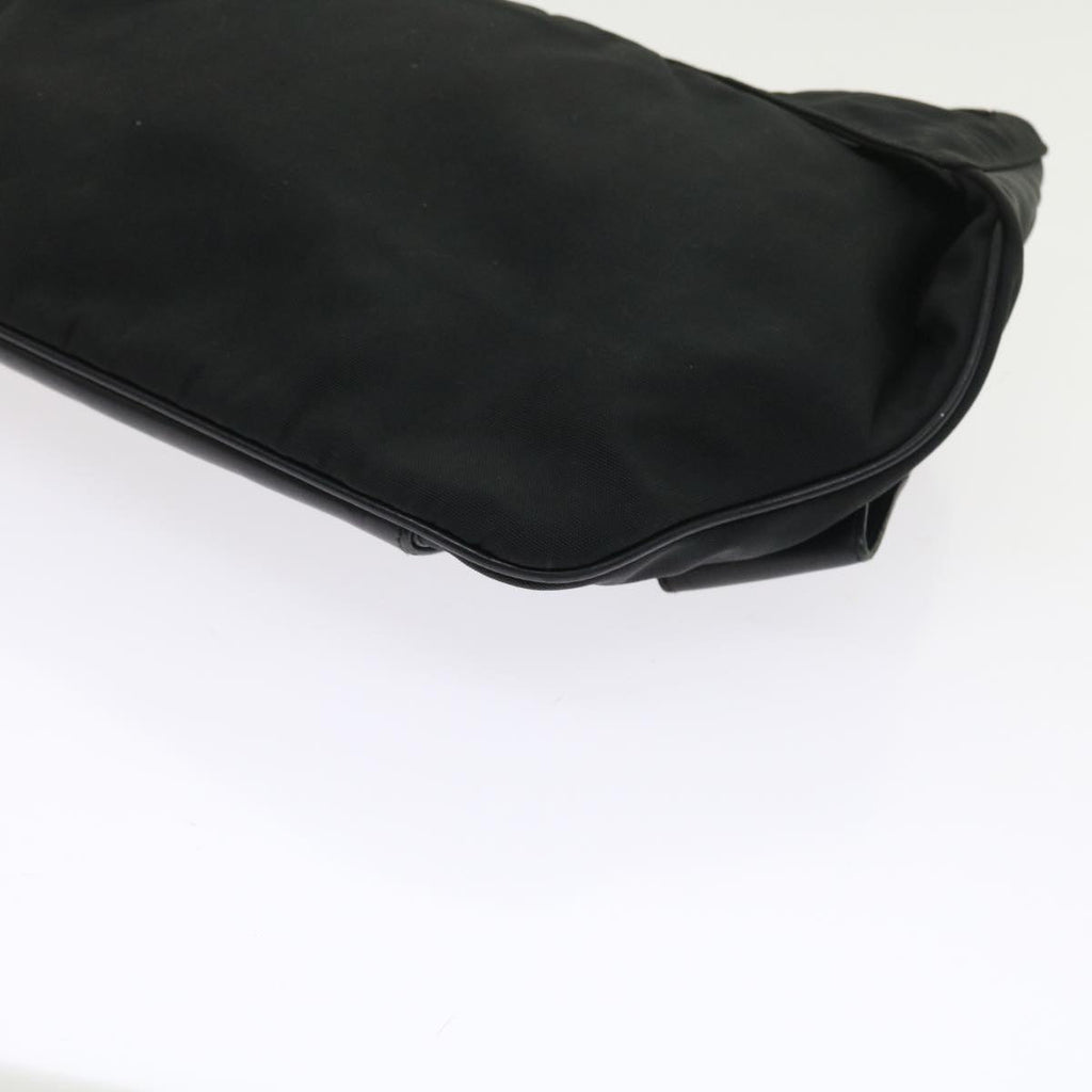 GUCCI Shoulder Bag Canvas Leather Black 55414