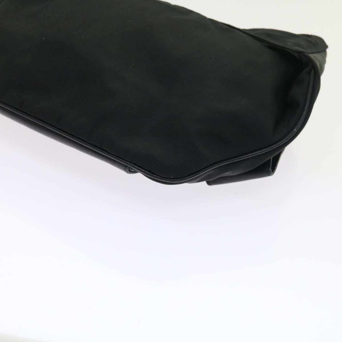 GUCCI Shoulder Bag Canvas Leather Black 55414