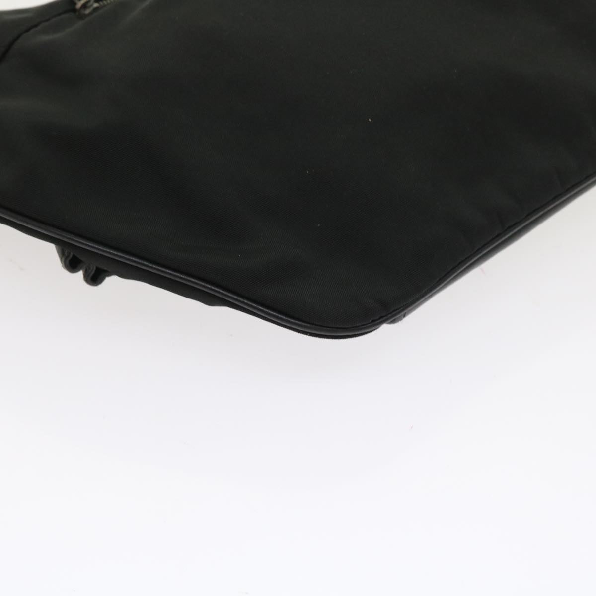 GUCCI Shoulder Bag Canvas Leather Black 55414