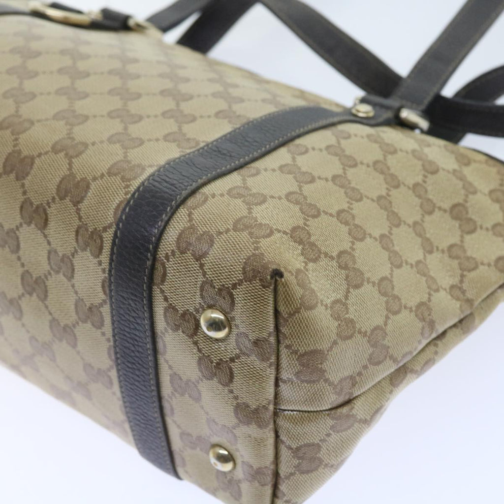 GUCCI GG Crystal Hand Bag Beige 268640 55415