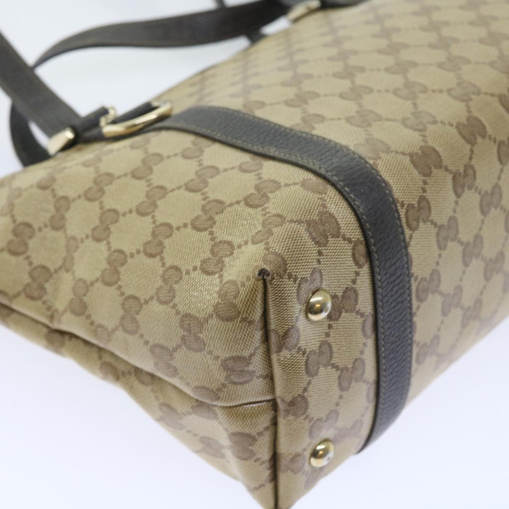GUCCI GG Crystal Hand Bag Beige 268640 55415