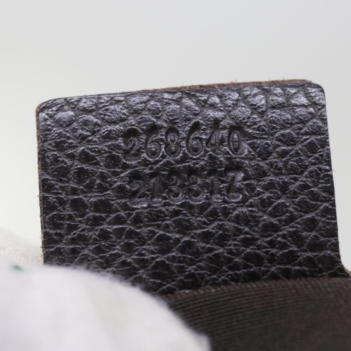 GUCCI GG Crystal Hand Bag Beige 268640 55415