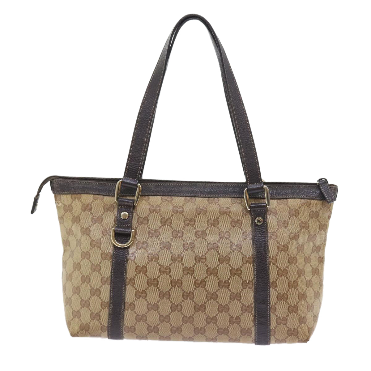 GUCCI GG Crystal Hand Bag Beige 268640 55415