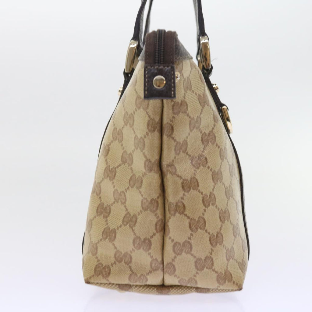GUCCI GG Crystal Hand Bag Beige 268640 55415