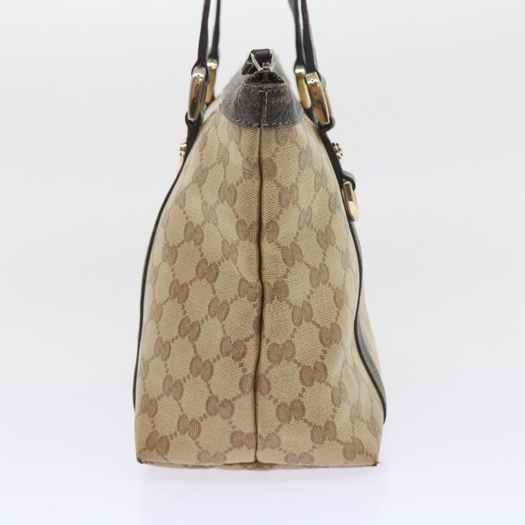 GUCCI GG Crystal Hand Bag Beige 268640 55415
