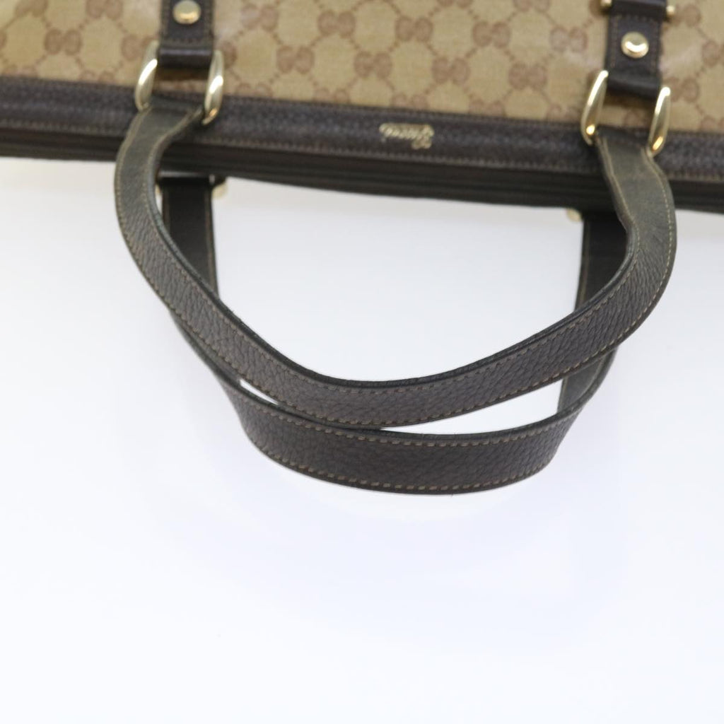 GUCCI GG Crystal Hand Bag Beige 268640 55415