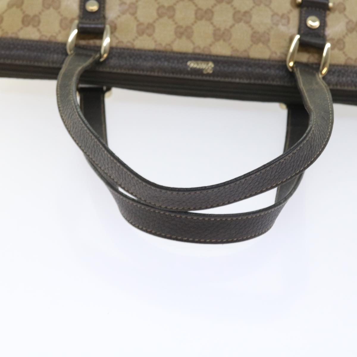 GUCCI GG Crystal Hand Bag Beige 268640 55415