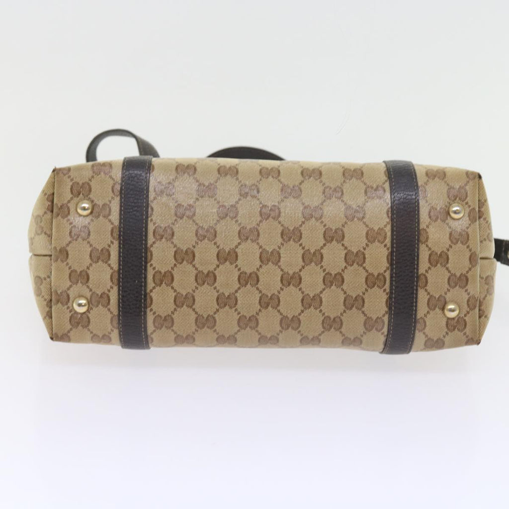 GUCCI GG Crystal Hand Bag Beige 268640 55415
