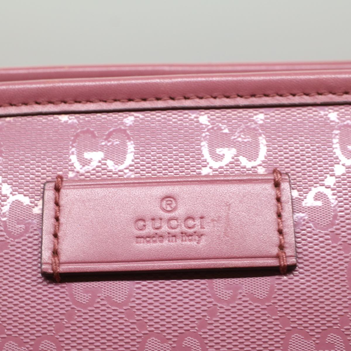 GUCCI GG implementation Tote Bag Pink 211138 55416