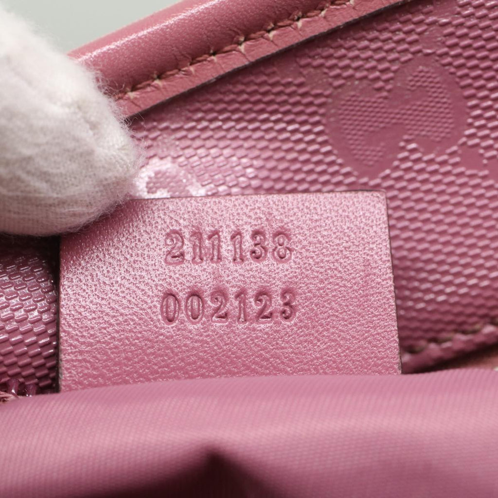 GUCCI GG implementation Tote Bag Pink 211138 55416