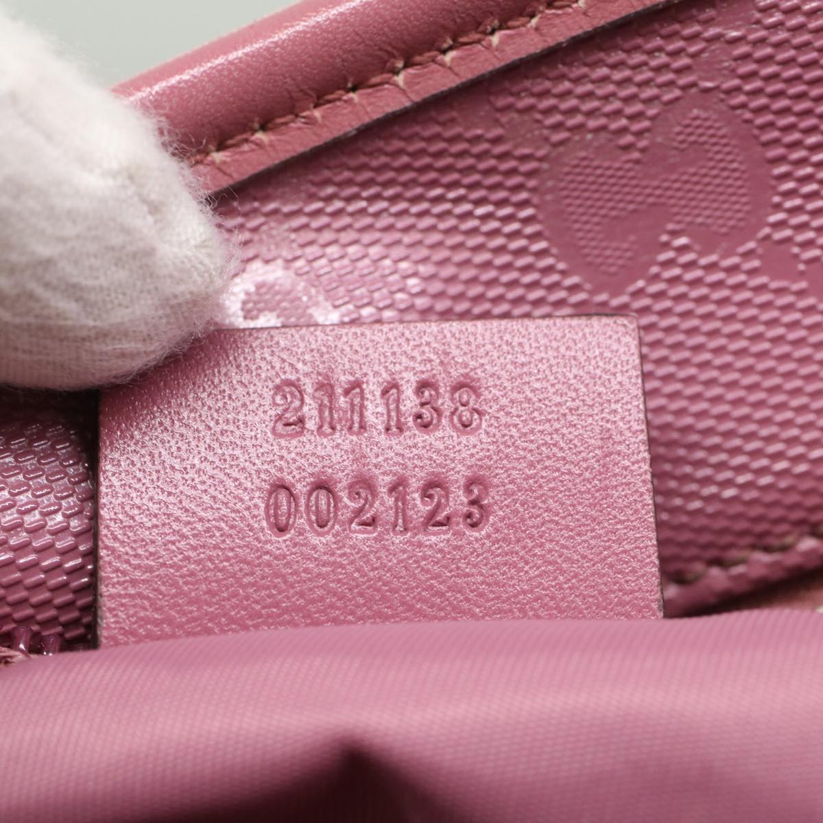 GUCCI GG implementation Tote Bag Pink 211138 55416