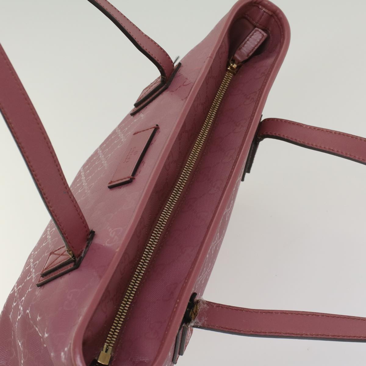 GUCCI GG implementation Tote Bag Pink 211138 55416