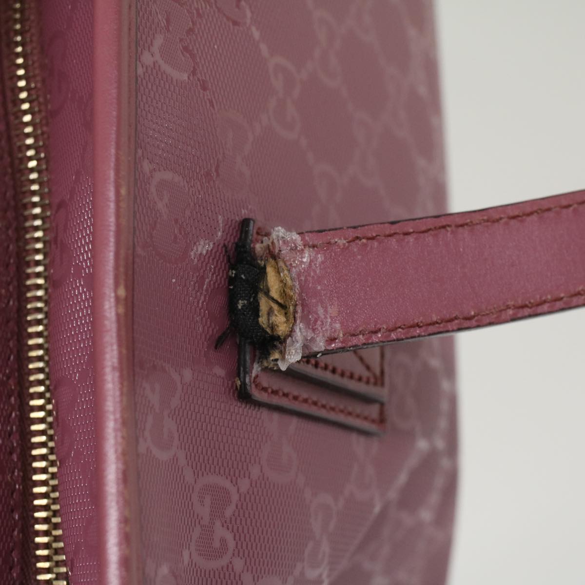 GUCCI GG implementation Tote Bag Pink 211138 55416