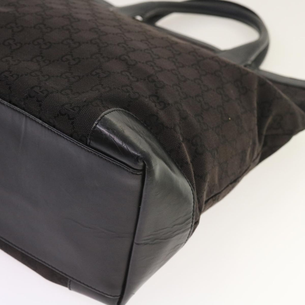 GUCCI GG Canvas Hand Bag Black 002 1093 3444 55417