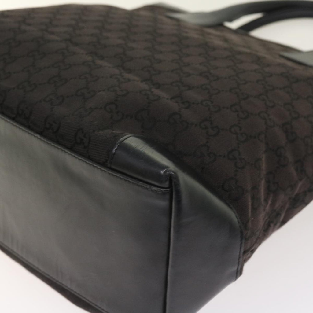 GUCCI GG Canvas Hand Bag Black 002 1093 3444 55417