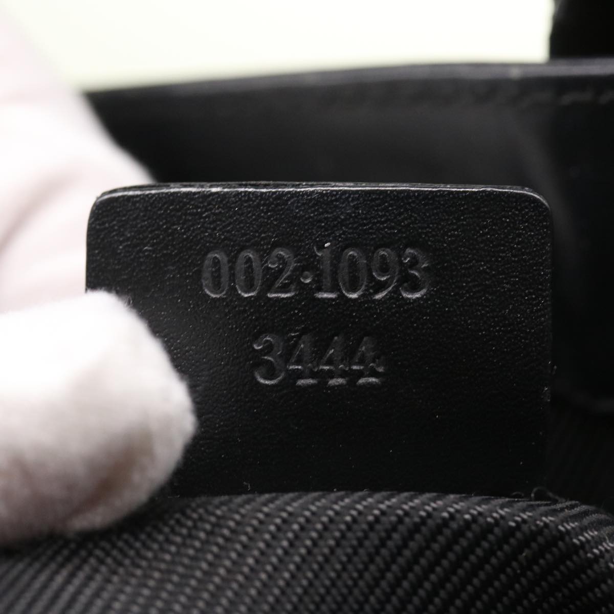 GUCCI GG Canvas Hand Bag Black 002 1093 3444 55417