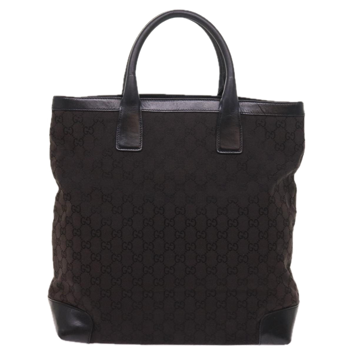 GUCCI GG Canvas Hand Bag Black 002 1093 3444 55417