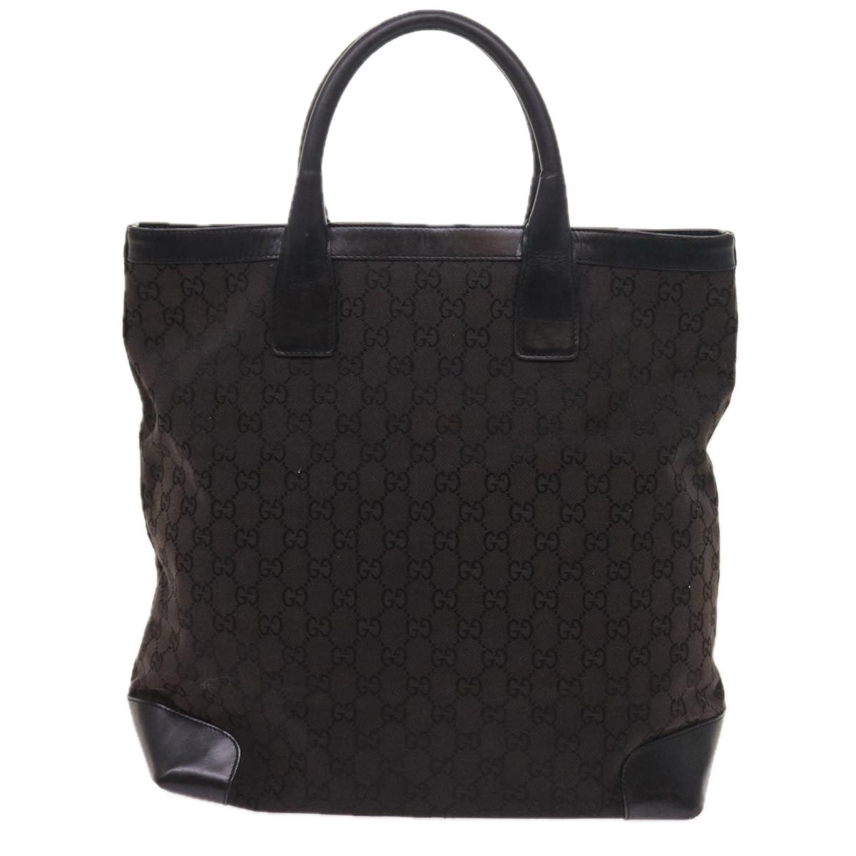 GUCCI GG Canvas Hand Bag Black 002 1093 3444 55417