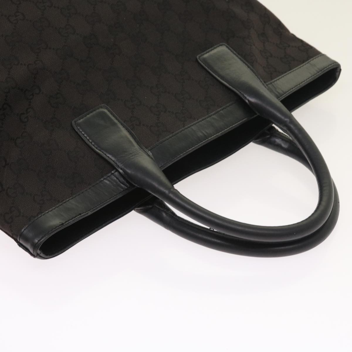 GUCCI GG Canvas Hand Bag Black 002 1093 3444 55417