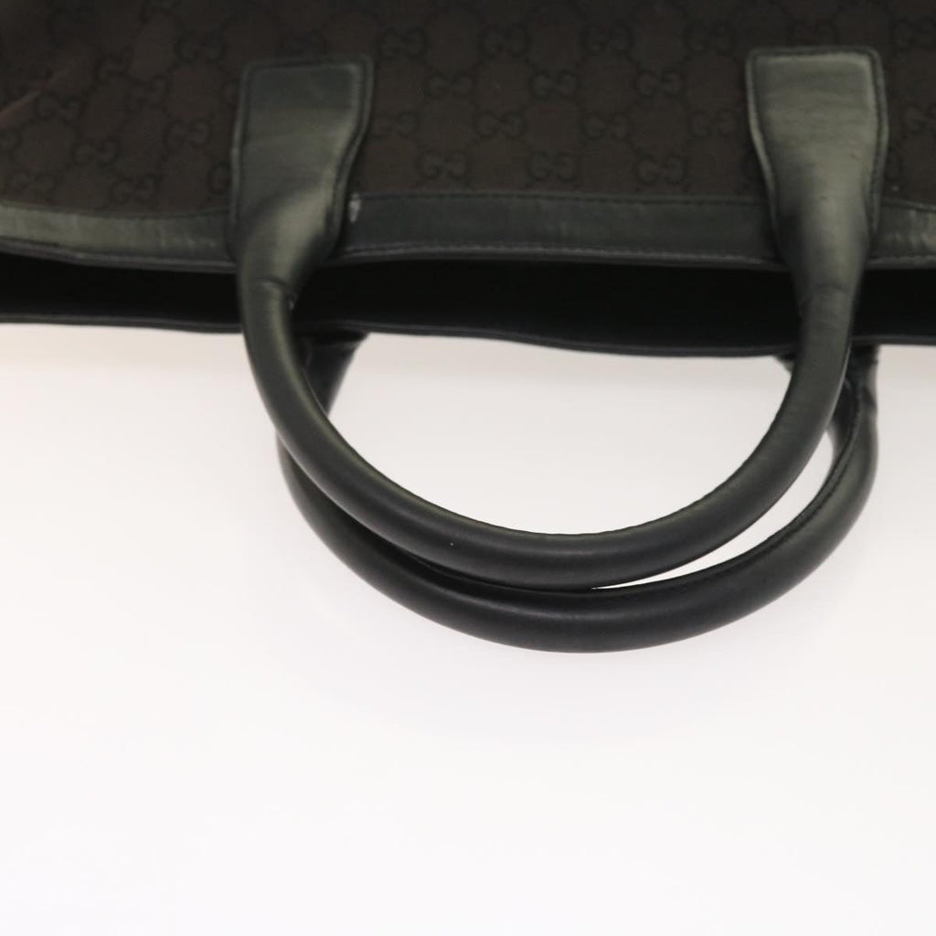 GUCCI GG Canvas Hand Bag Black 002 1093 3444 55417