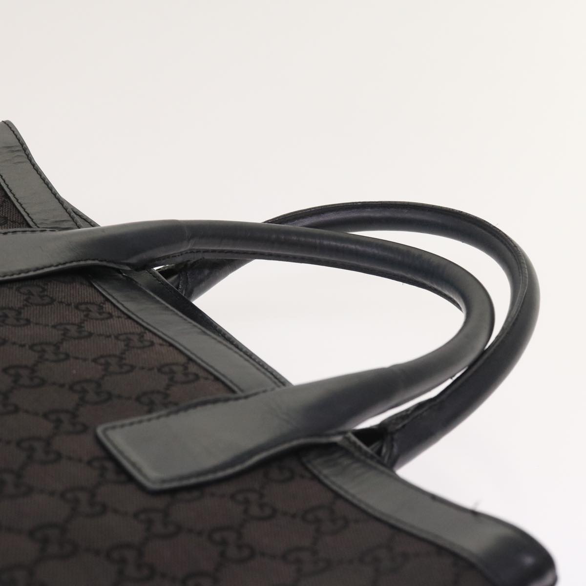 GUCCI GG Canvas Hand Bag Black 002 1093 3444 55417