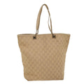 GUCCI GG Canvas Tote Bag Beige 31243 55447