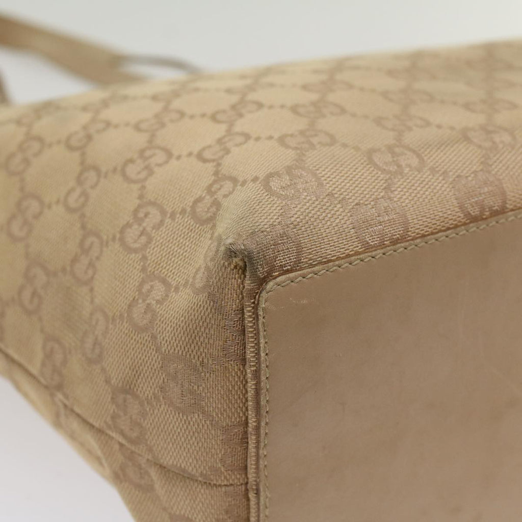 GUCCI GG Canvas Tote Bag Beige 31243 55447