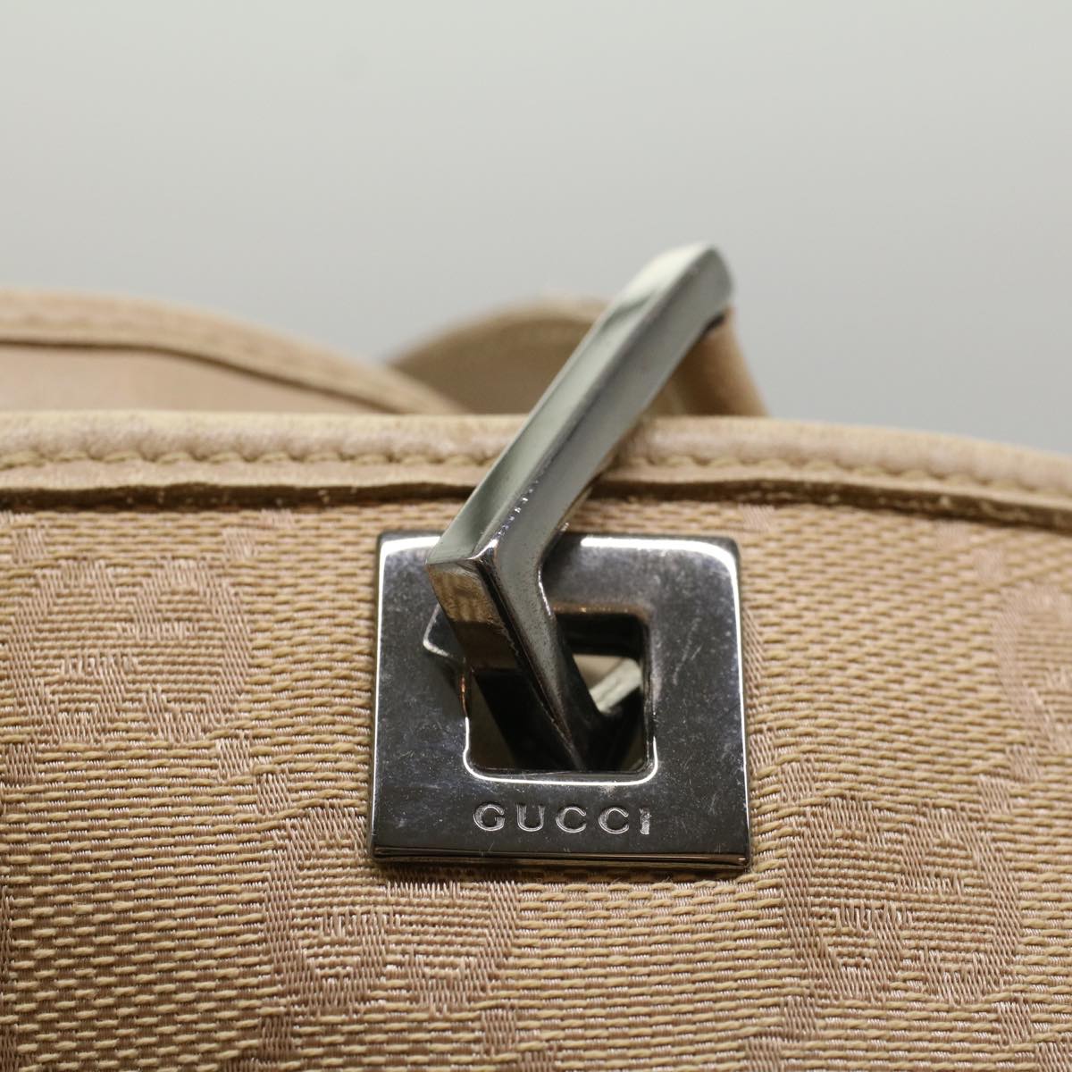 GUCCI GG Canvas Tote Bag Beige 31243 55447