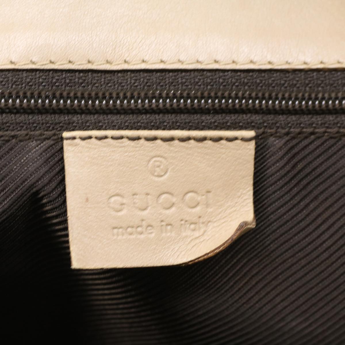 GUCCI GG Canvas Tote Bag Beige 31243 55447