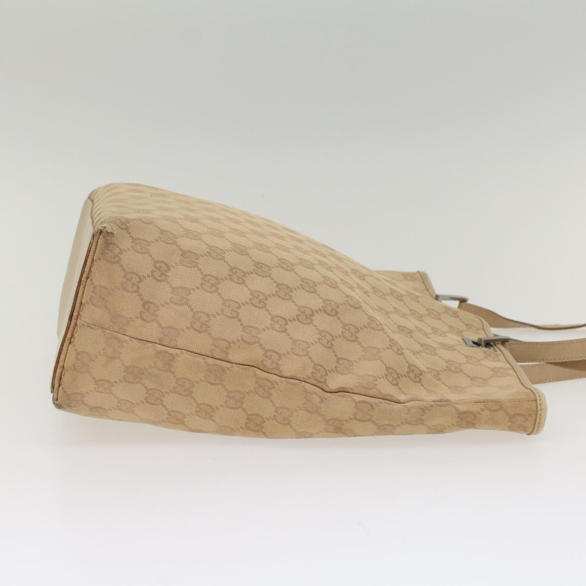 GUCCI GG Canvas Tote Bag Beige 31243 55447