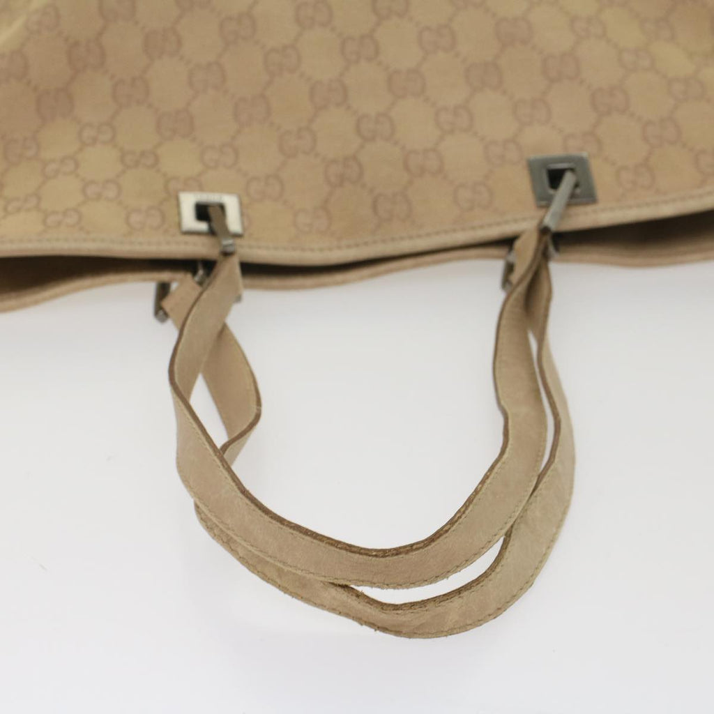 GUCCI GG Canvas Tote Bag Beige 31243 55447