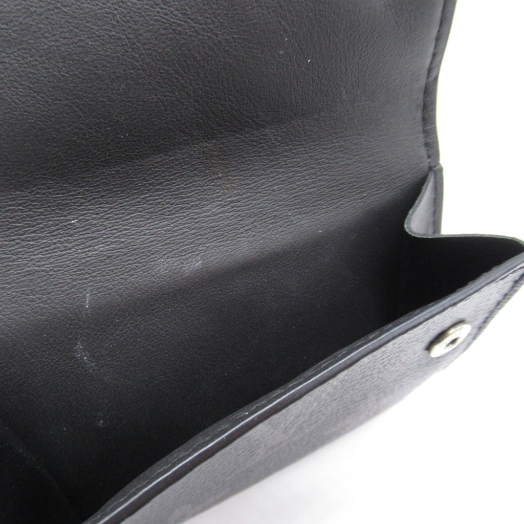 Louis Vuitton Dialovery Compact Wallet Three Fold Wallet Wallet PVC Coated Canvas Monogram Clippers   Black M67630