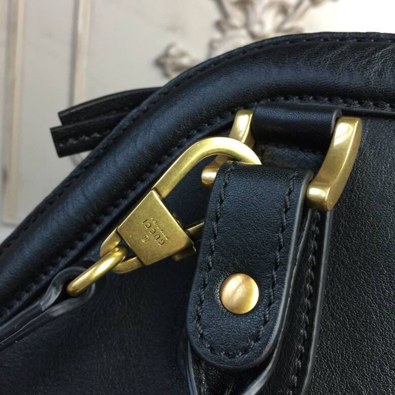 Glami Re(Belle) Large Top Handle Bag Black For Women 15.75in/40cm Glami