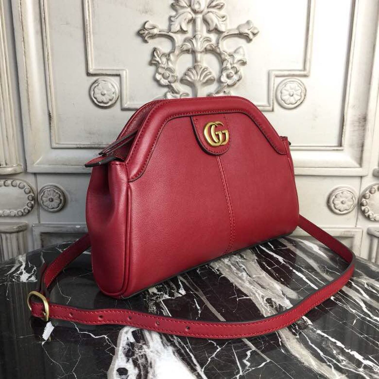 Glami RE(BELLE) MeGLAMIum Top Handle Bag Red For Women 10.7in/27cm Glami