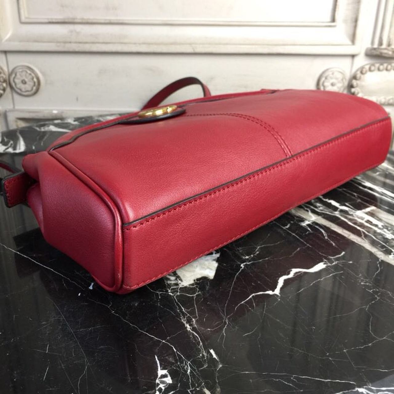 Glami RE(BELLE) MeGLAMIum Top Handle Bag Red For Women 10.7in/27cm Glami