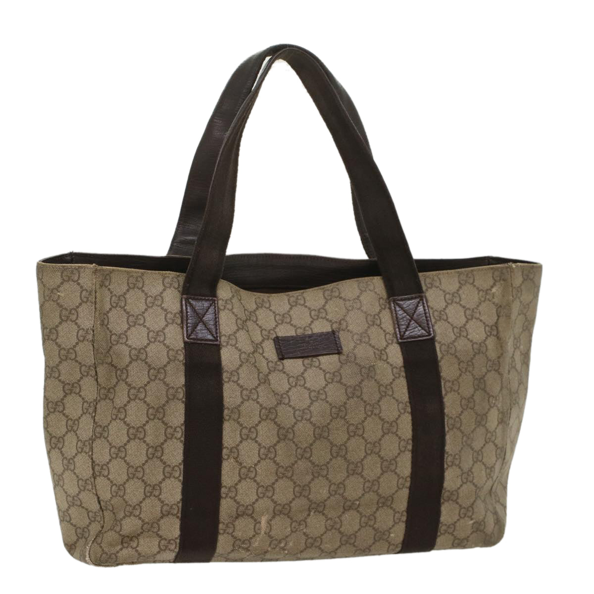 GUCCI GG Supreme Tote Bag Beige 141624 55561