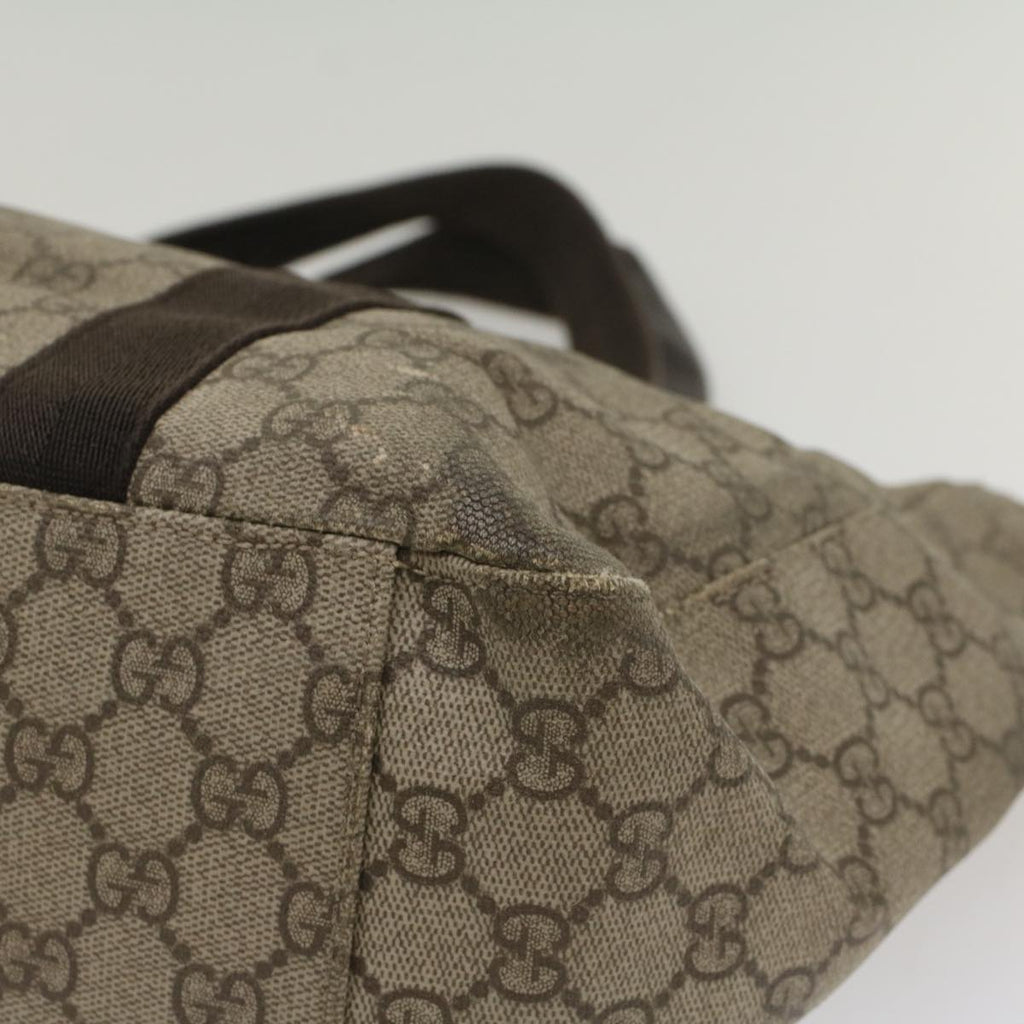 GUCCI GG Supreme Tote Bag Beige 141624 55561