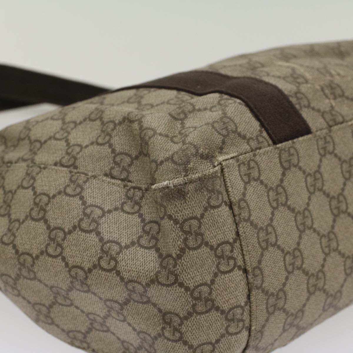 GUCCI GG Supreme Tote Bag Beige 141624 55561