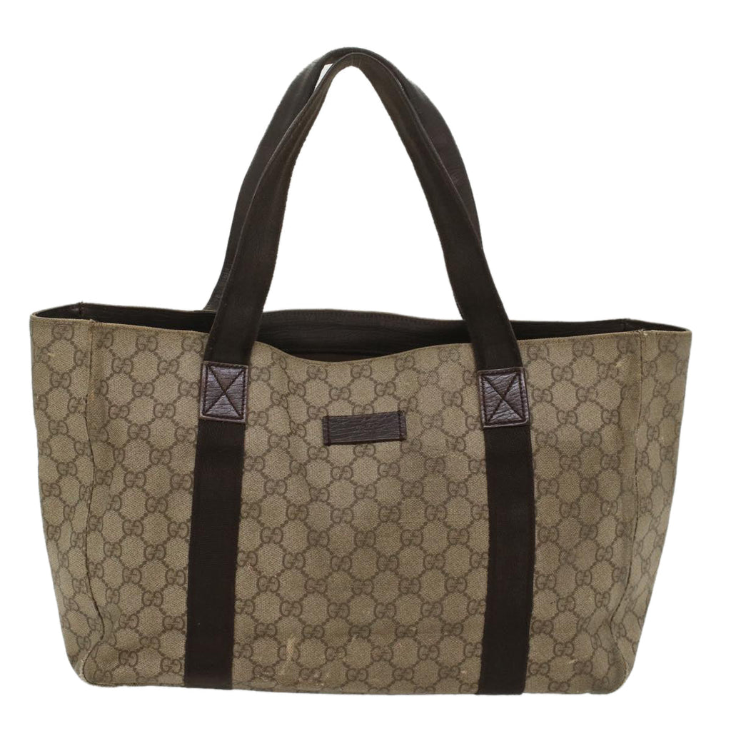 GUCCI GG Supreme Tote Bag Beige 141624 55561